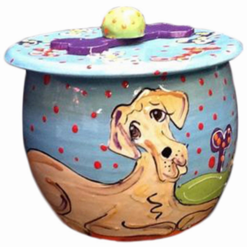 Great Dane 2 Dog Treat Jar