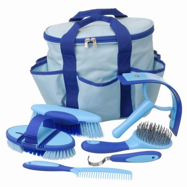 Great Grips 6 Piece Horse Grooming Kit with Bag
