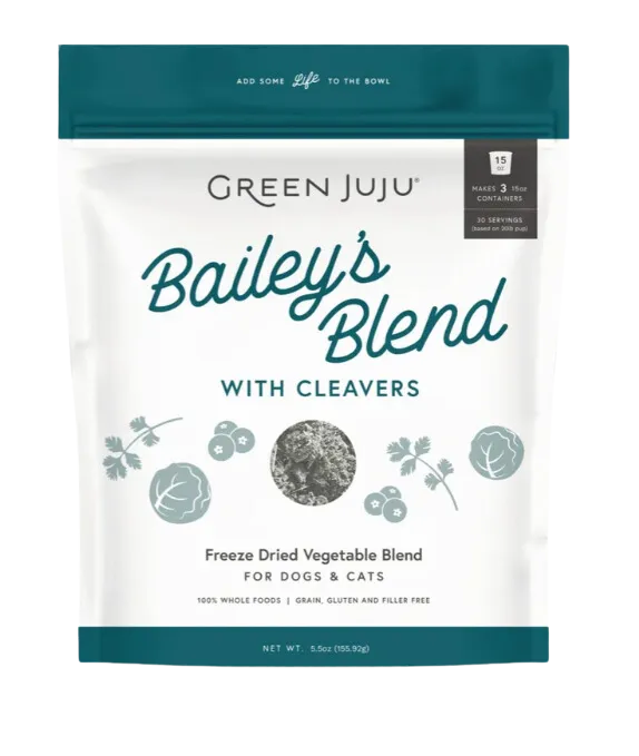 Green Juju Freeze-Dried Bailey's Blend with Cleavers