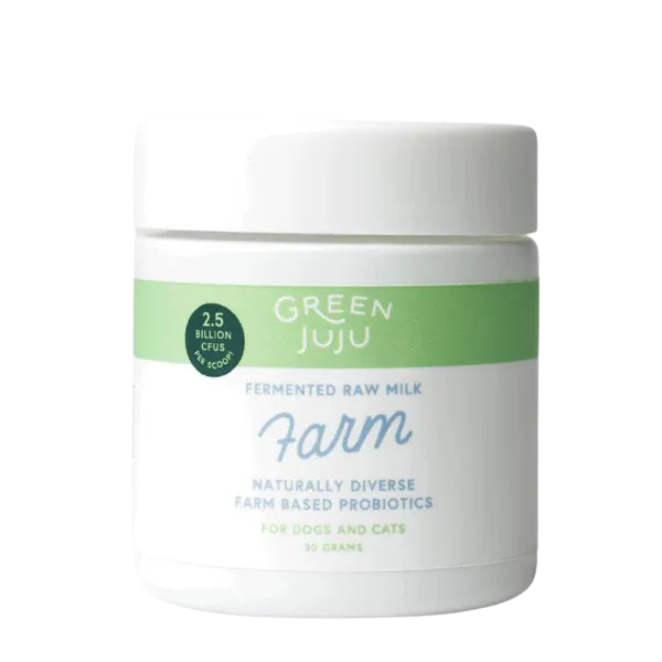 Green Juju Freeze-Dried Farm Fermented Raw Milk Based Probiotics 30g Jar