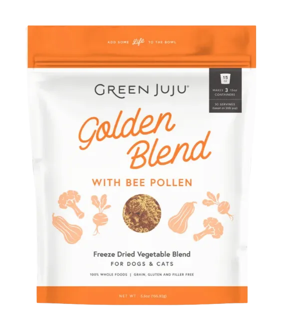 Green Juju Freeze-Dried Golden Blend with Bee Pollen