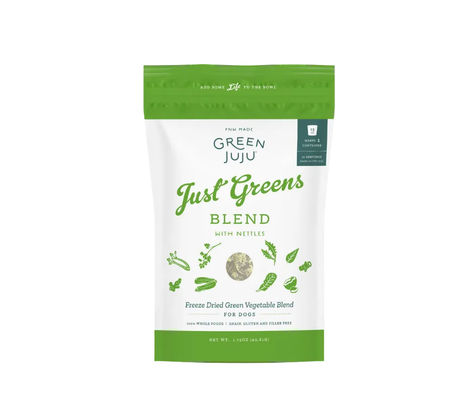 Green Juju Freeze-Dried Just Greens Blend with Nettles