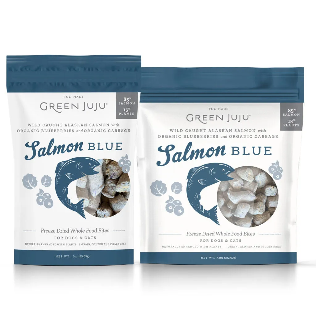Green Juju Freeze-Dried Whole Food Bites - Salmon Blue