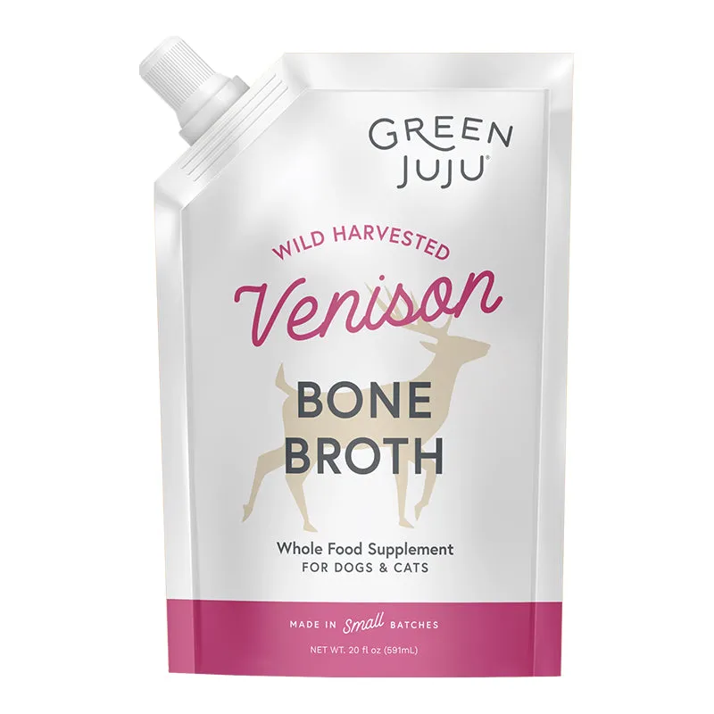 Green Juju Frozen Bone Broth Venison 20oz