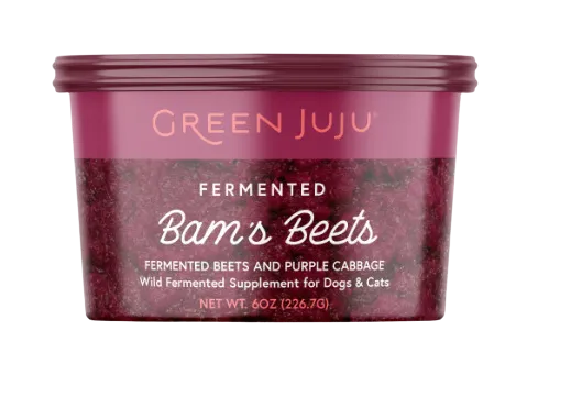 Green Juju Frozen Fermented Blends - Bam's Beets & Cabbage 6oz Tub
