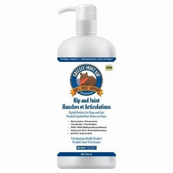 Grizzly Joint Aid Hip & Joint Support Liquid For Dogs & Cats