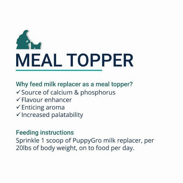 Grober Pets PuppyGro Milk Replacer