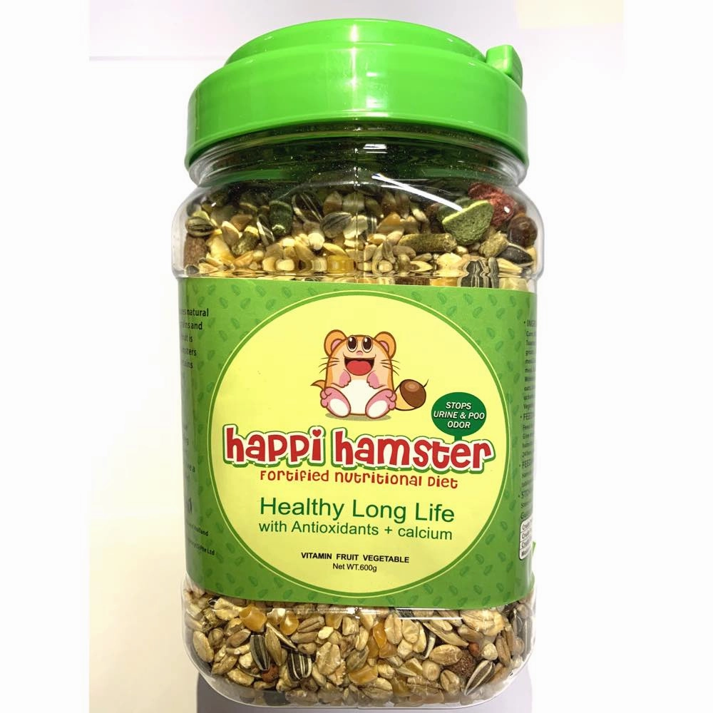 Happi Hamster Healthy Long Life Fortified Nutritional Diet 600g