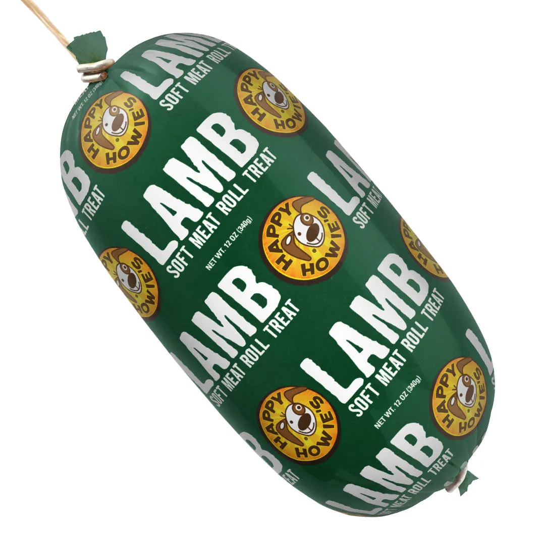 Happy Howie's Premium Meat Roll Treat - Lamb