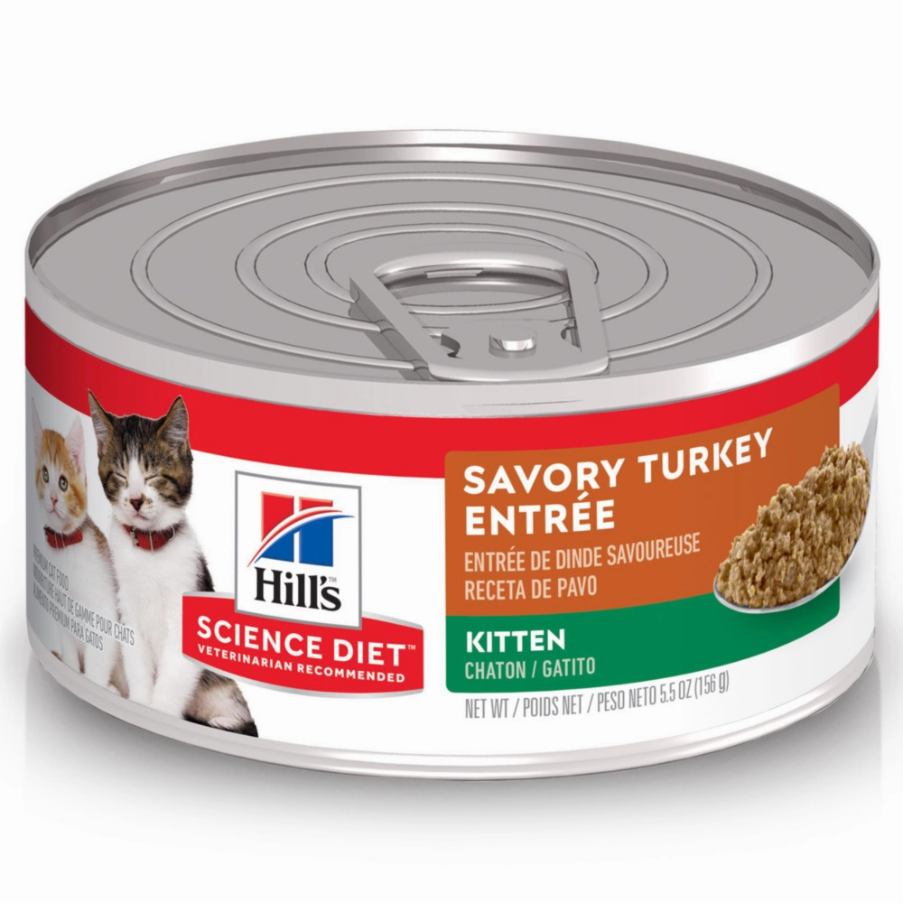 Hill's Science Diet Kitten Savory Turkey Entree Canned Food