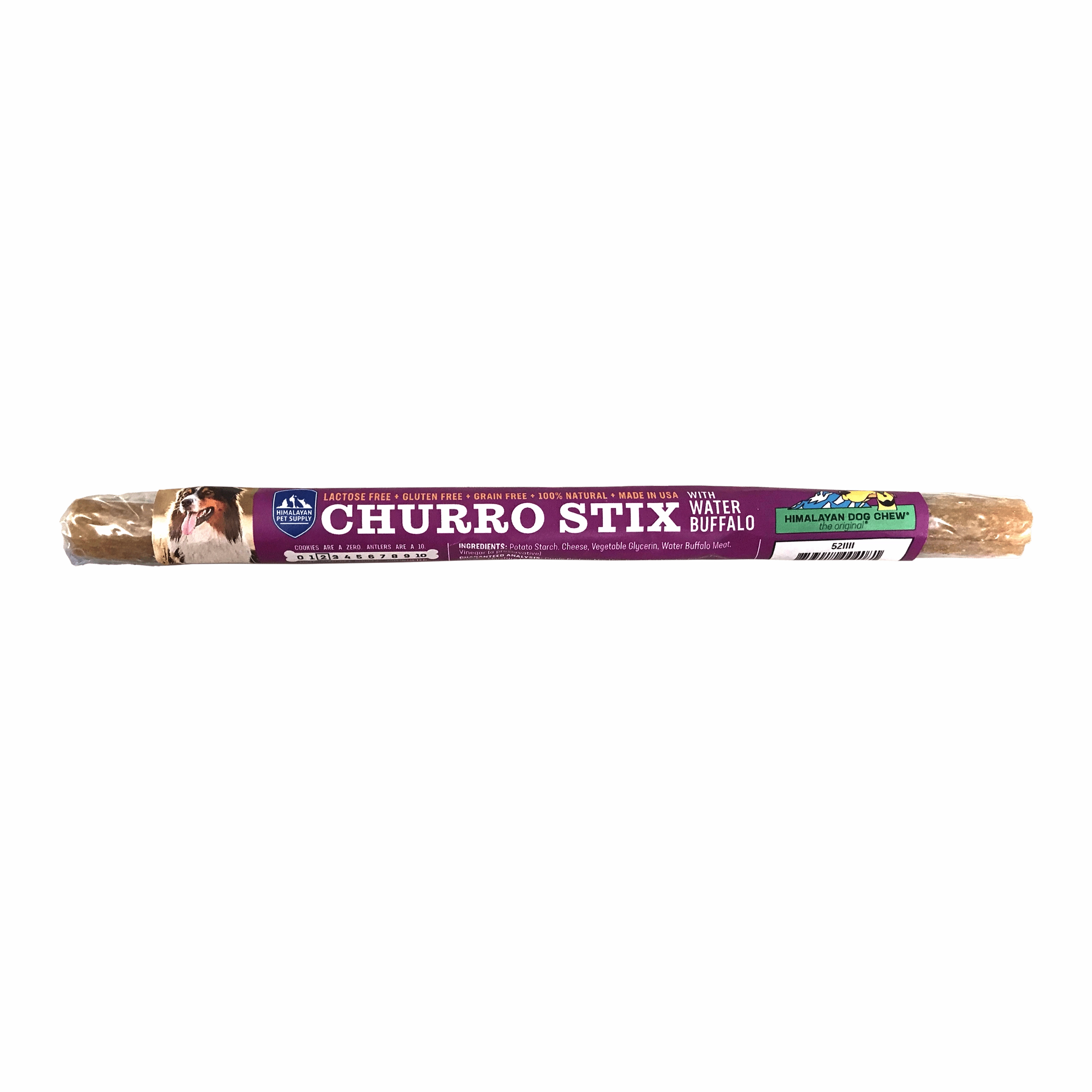 Himalayan Pet Supply Dog Chew - Churro Water Buffalo 10"