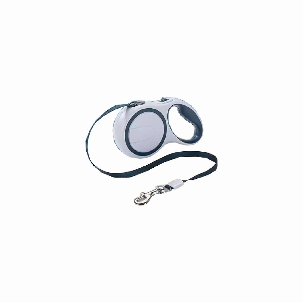 HipiDog Pet Retractable Leash 5m x 1cm - Blue White