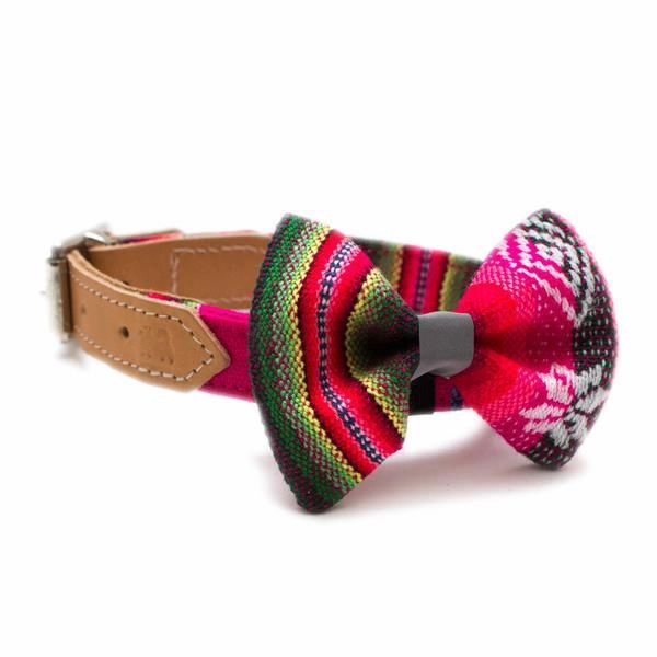 Hiro Wolf Bow Tie: Inca Pink