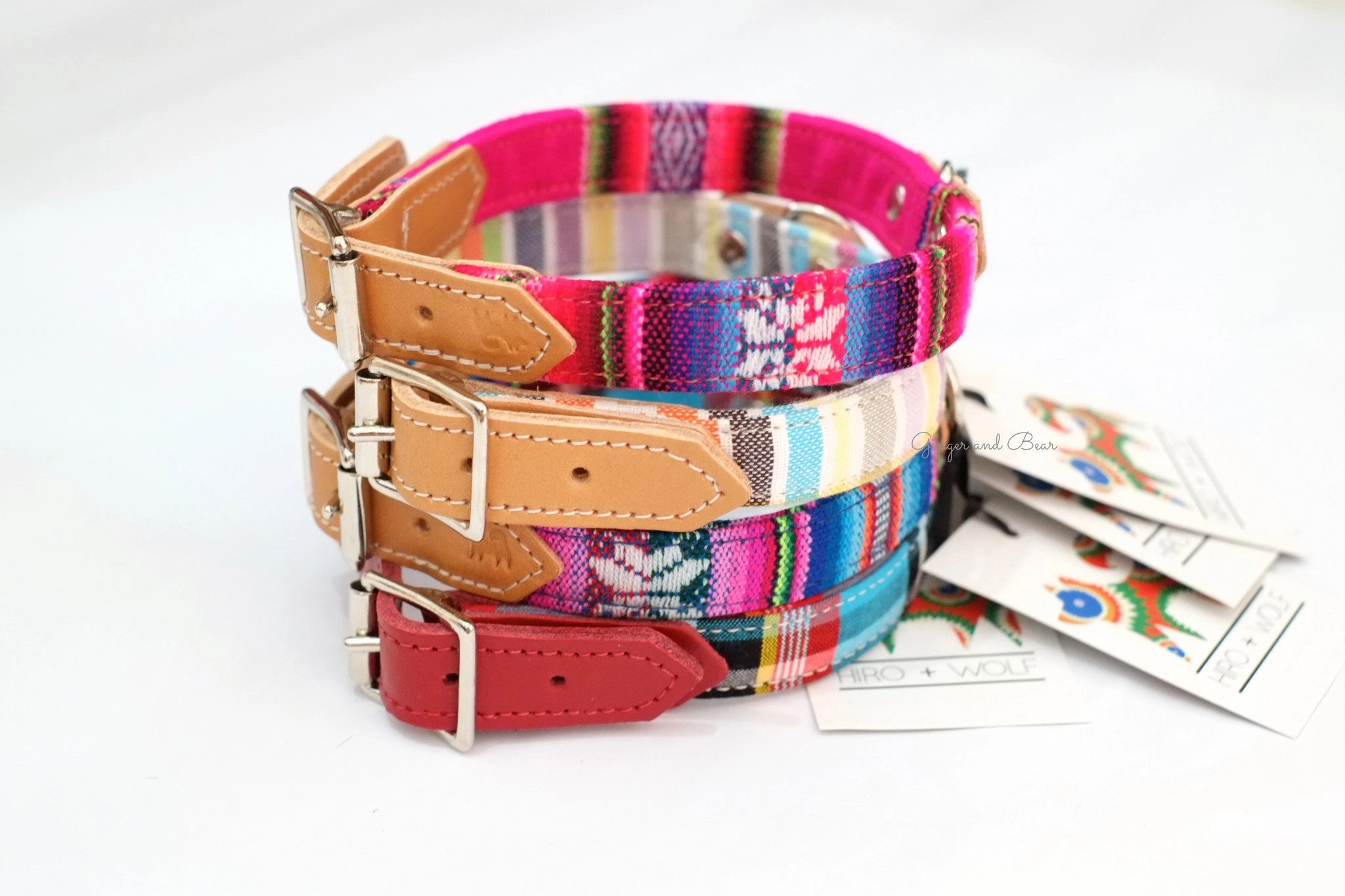 Hiro Wolf Collar: Blue Inca