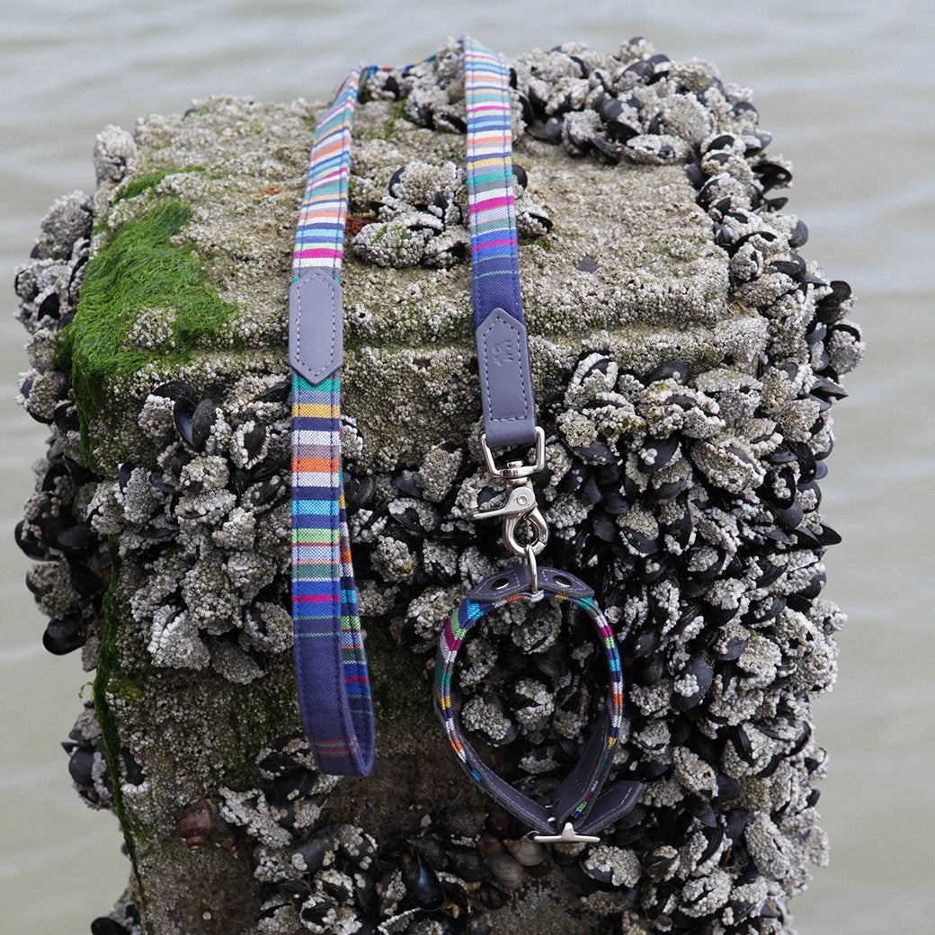 Hiro Wolf Collar: Marine Stripe Kikoy