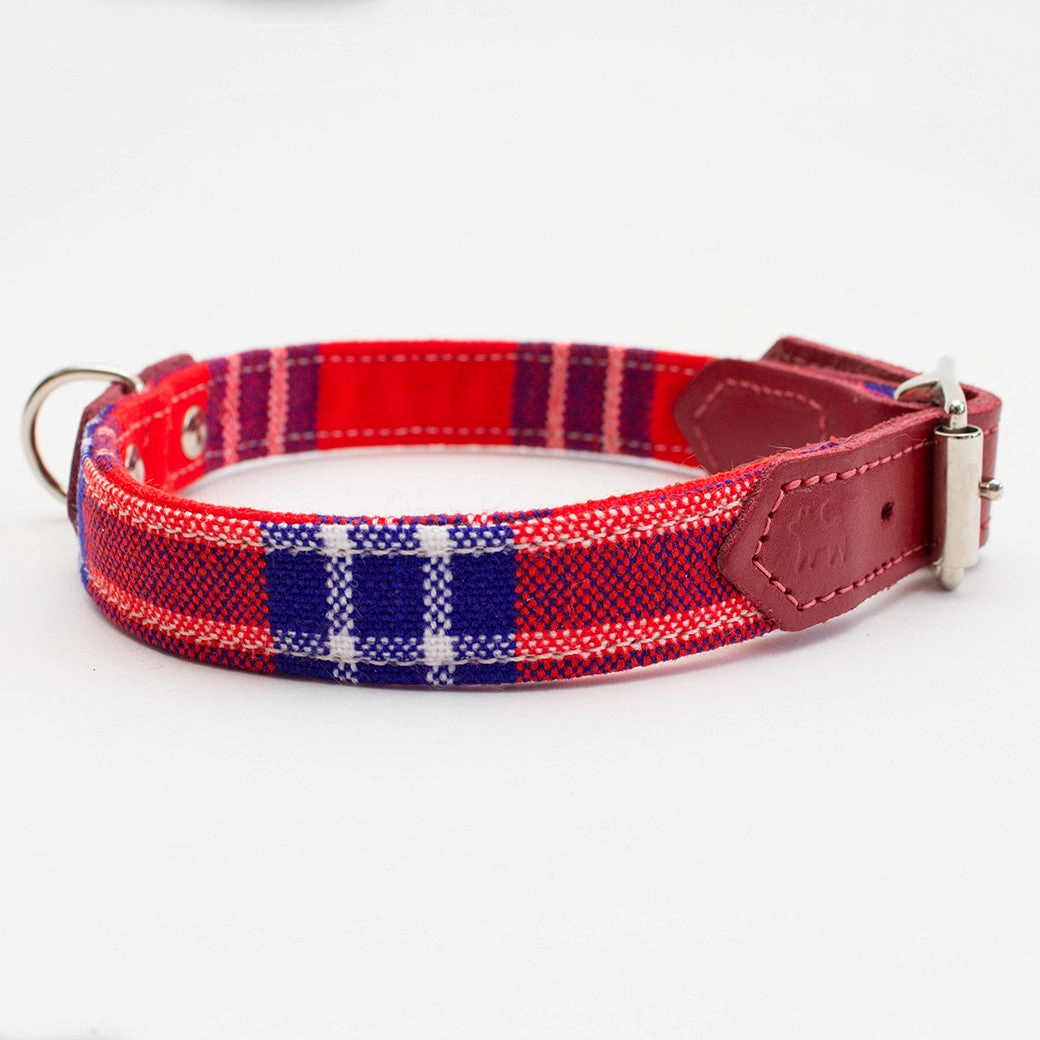 Hiro Wolf Collar: Shuka Red