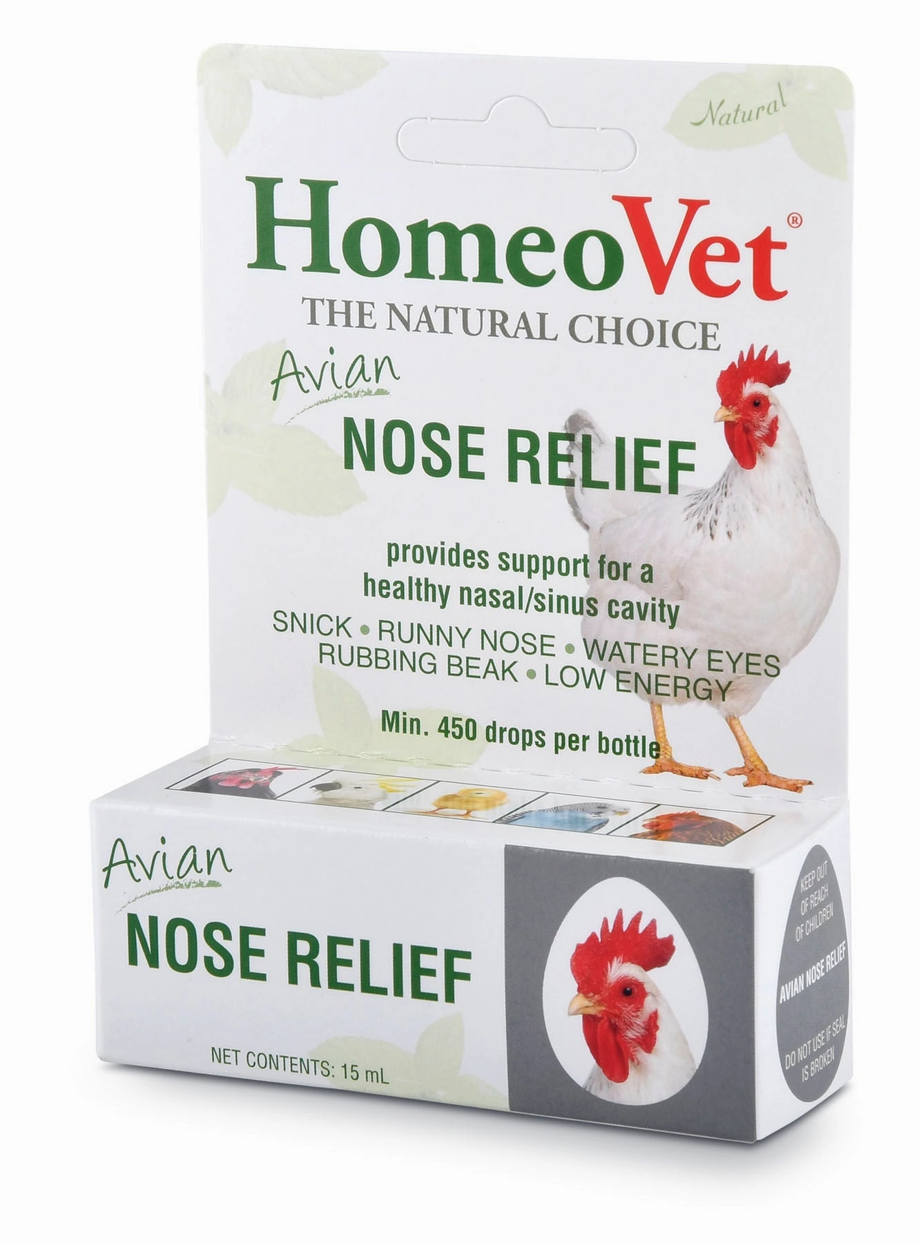 HomeoVet Avian Nose Relief, 15 mL