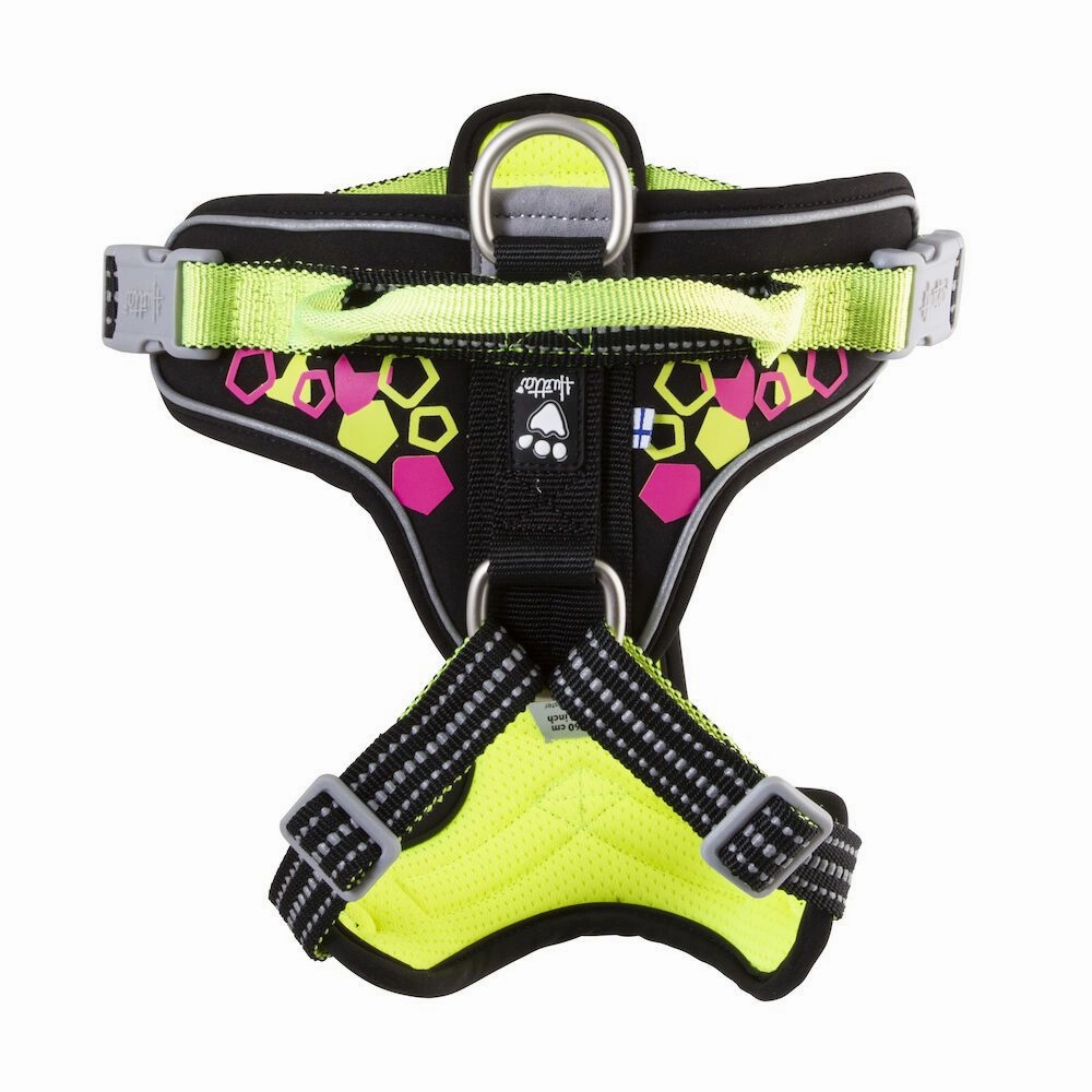 Hurtta Dog Harness: Weekend Warrior Neon Harness