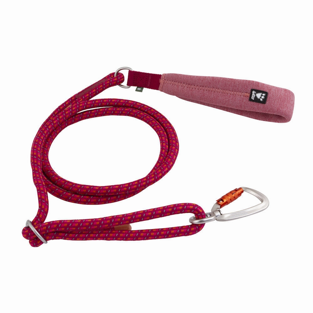 Hurtta Dog Leash: Adjustable Rope Eco, Beetroot