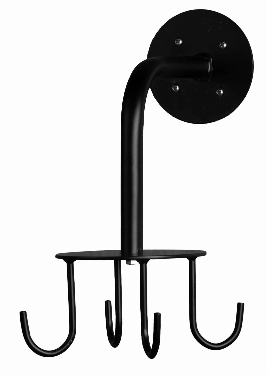 Jeffers 4 Hook Rotating Carousel Horse Bridle & Halter Wall Mount Rack