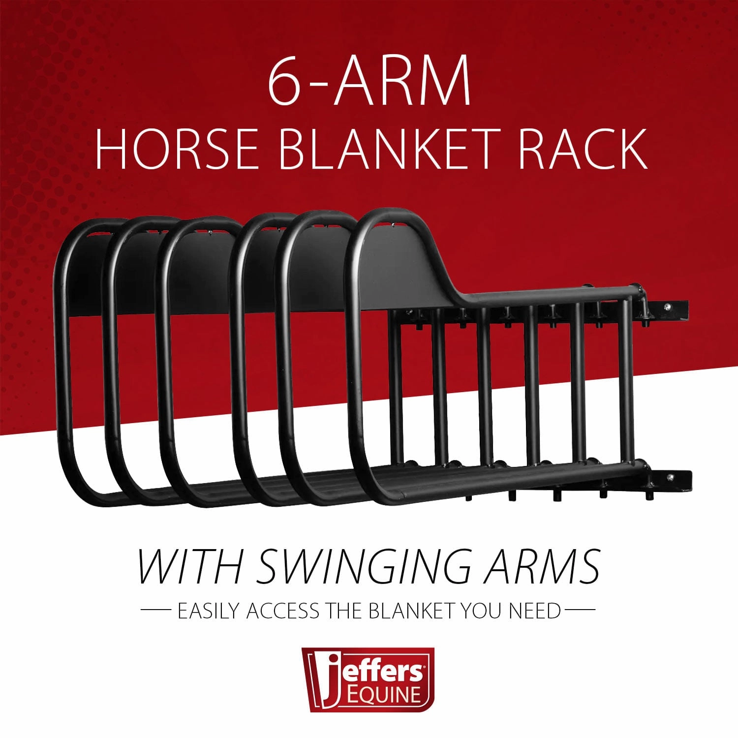 Jeffers 6 Arm Horse Blanket Rack