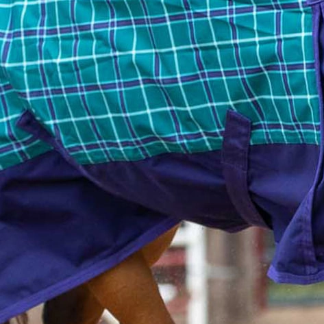 Jeffers Economy 600D Plaid Medium-Weight Horse Turnout Blanket