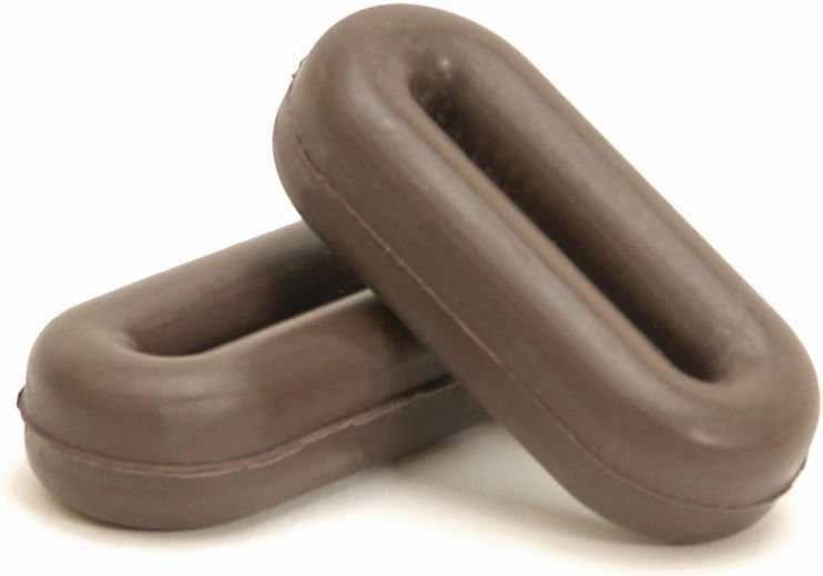 Jeffers Equine Rubber Martingale Rein Stops, 2 Pack
