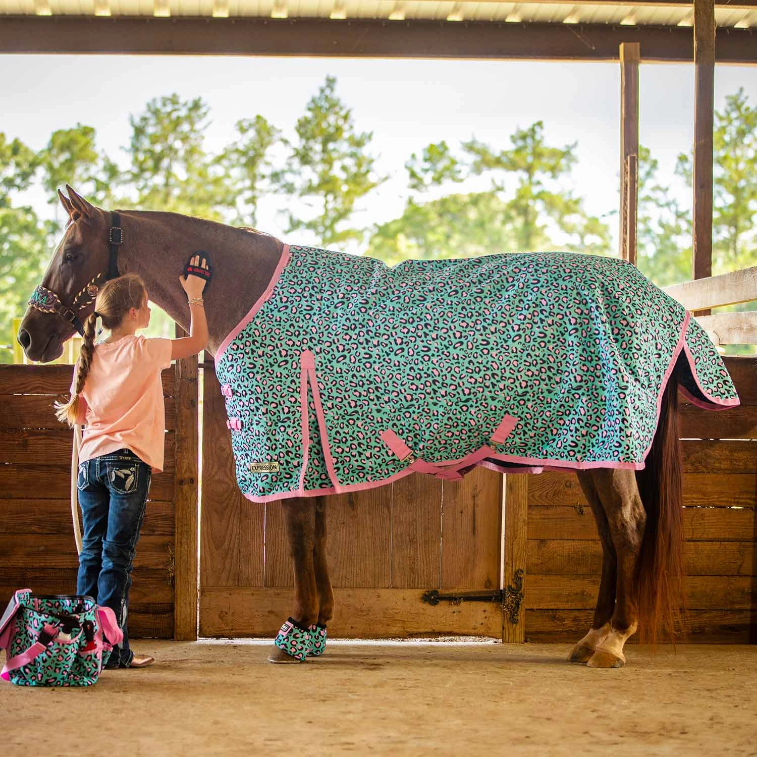 Jeffers Expression 1200 Denier Standard Neck Turnout Sheet, 0 Gram