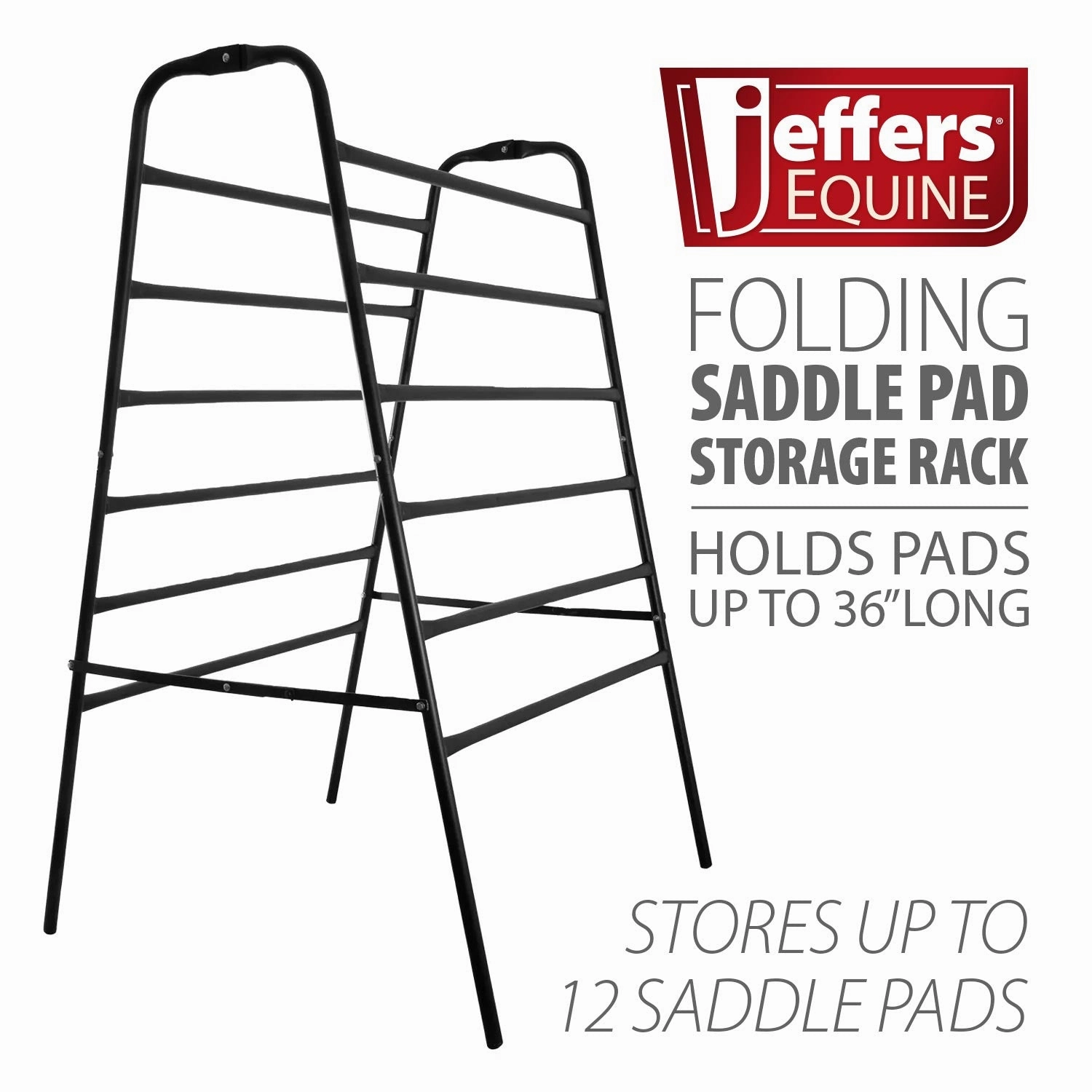 Jeffers Folding Saddle Pad Storage Rack