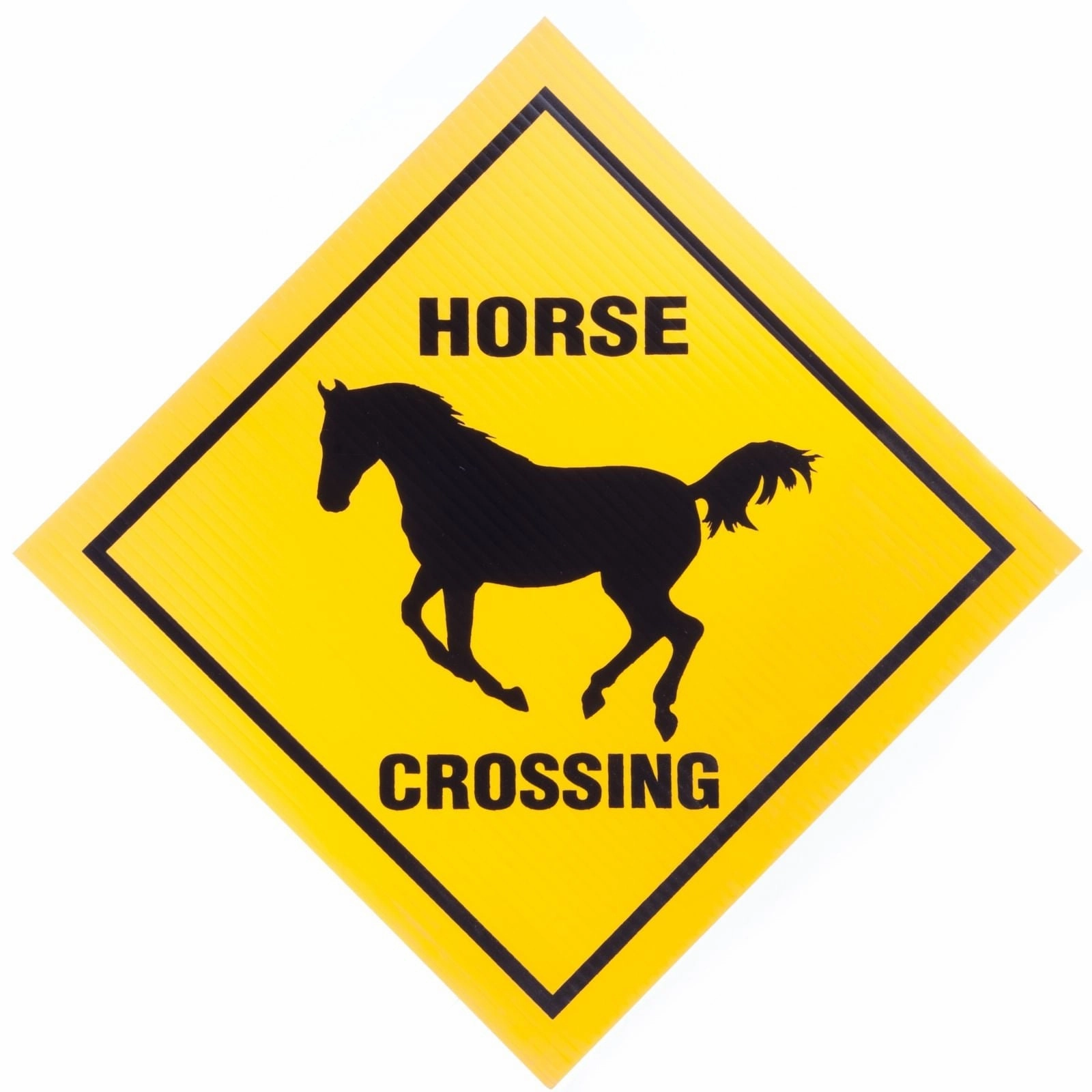 Jeffers Horse Crossing Sign, 12" x 12"