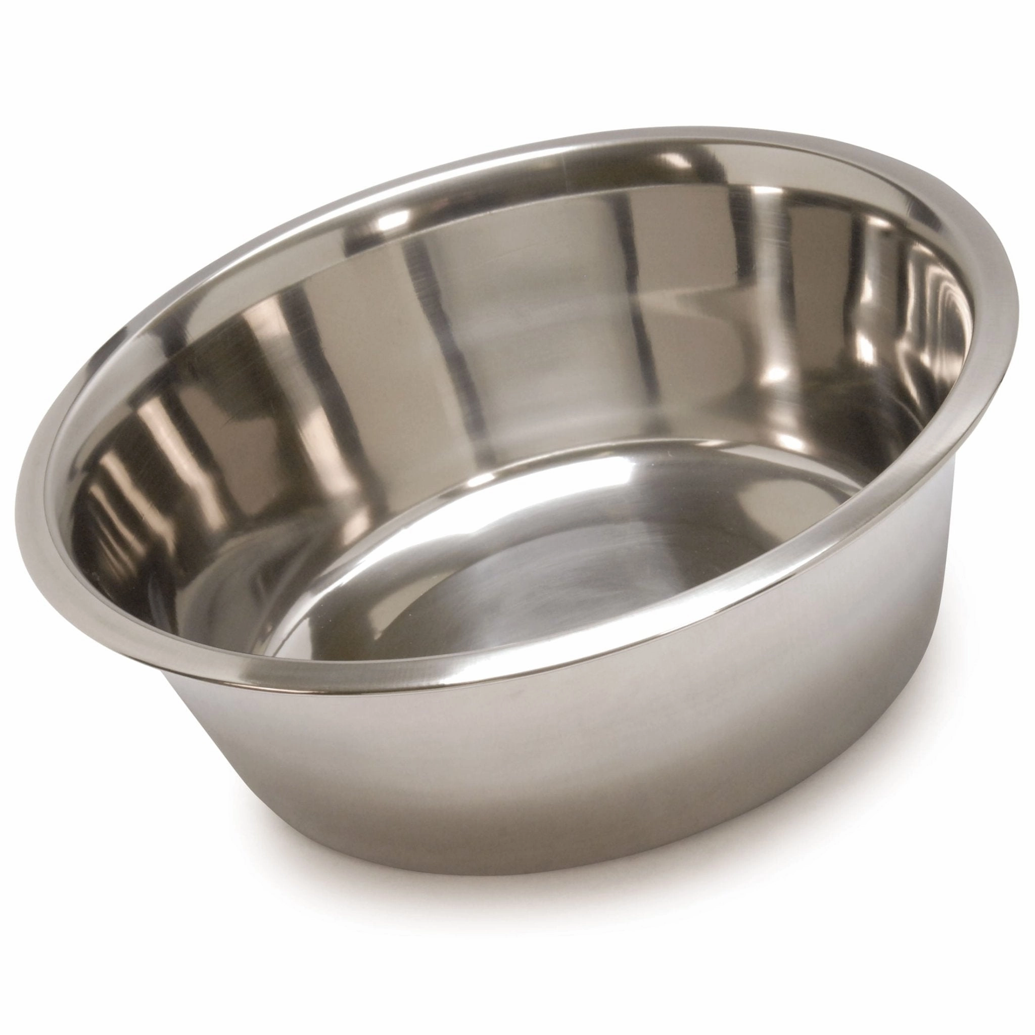 Jeffers Standard-Weight Stainless Steel Food & Water Pet Bowls