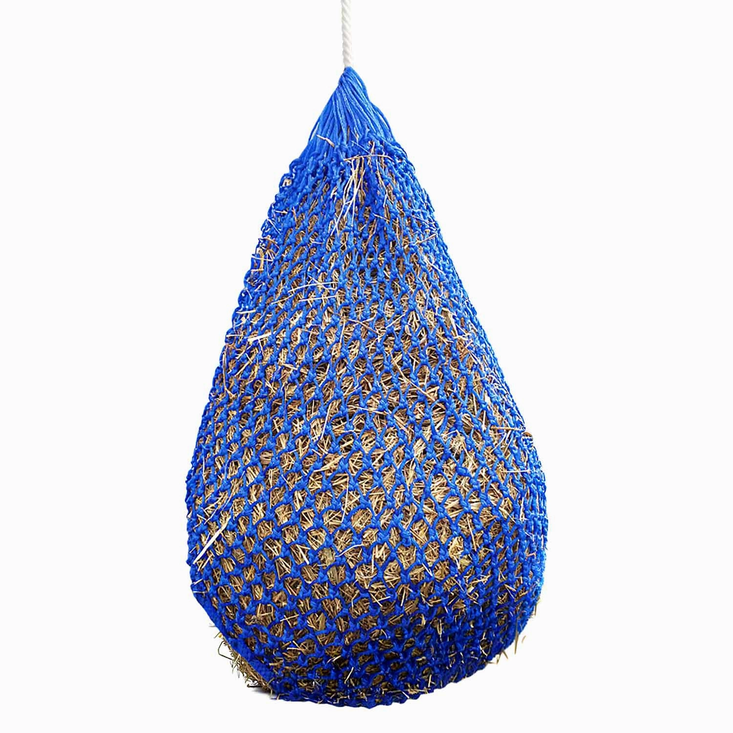 Jeffers Ultra Slow Feed 1" x 1" Nylon Hay Net for Horses, Royal Blue