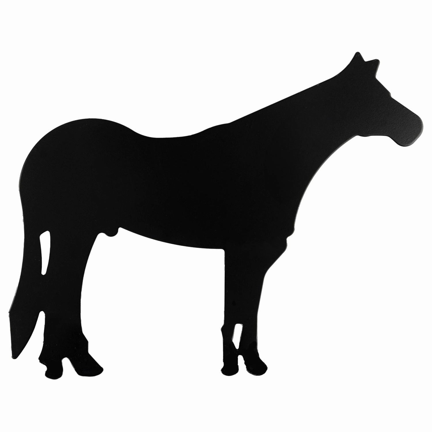Jeffers Wall Mount 4-Hook Horse Tack Rack, Barrel Racer or Horse Silhouette