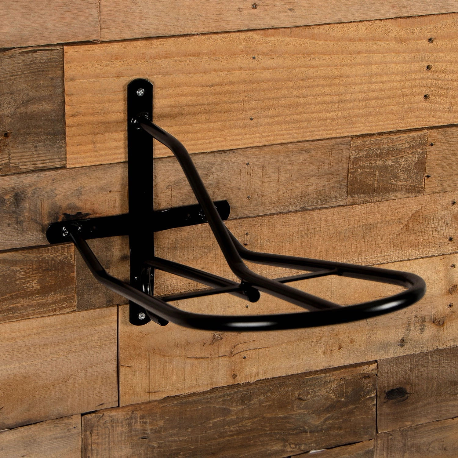 Jeffers Wall Mount English Saddle Rack with Tack Hook