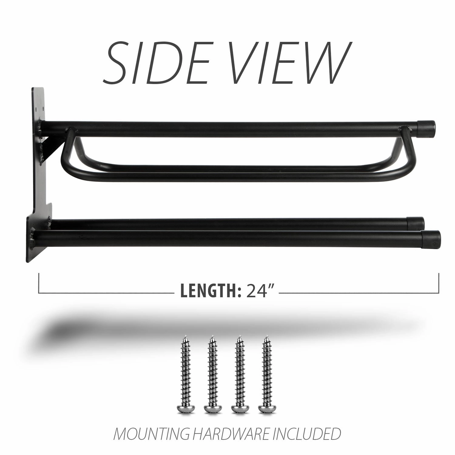 Jeffers Wall Saddle Rack with Saddle Pad Bars