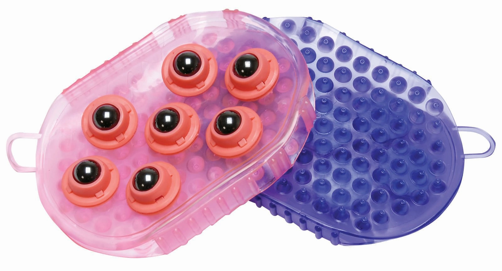 Jelly Horse Massage Mitt w/ Magnetic Therapy Balls