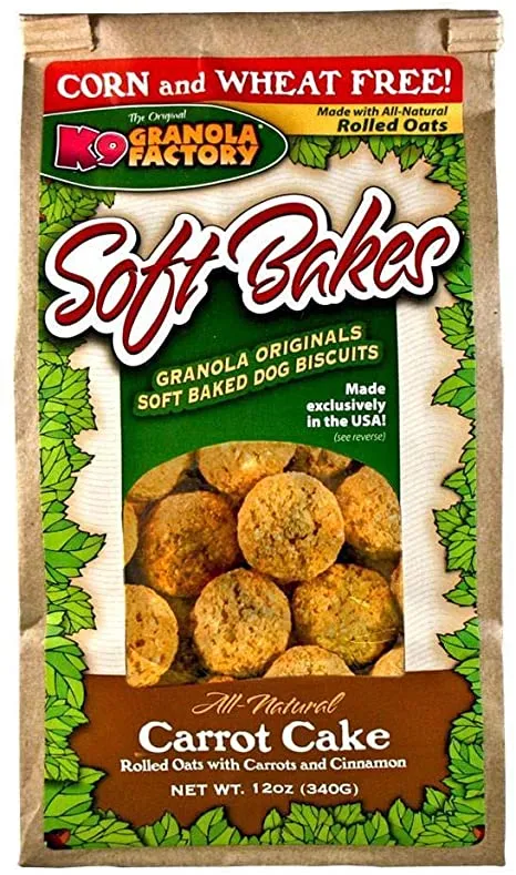 K9 Granola Factory Soft Bakes - Carrot Cake 12oz Bag