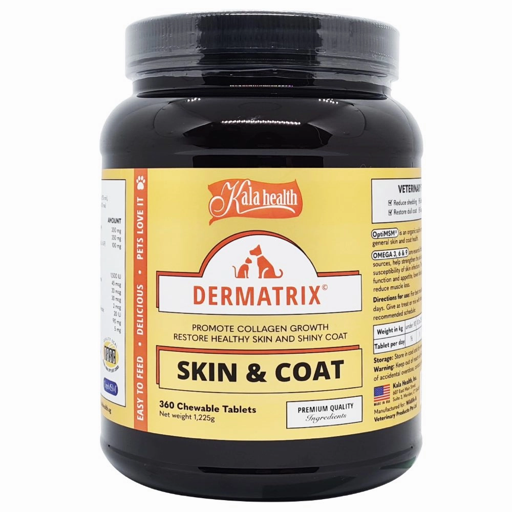 Kala Health Dermatrix For Dogs & Cats Healthy Skin & Shiny Coat