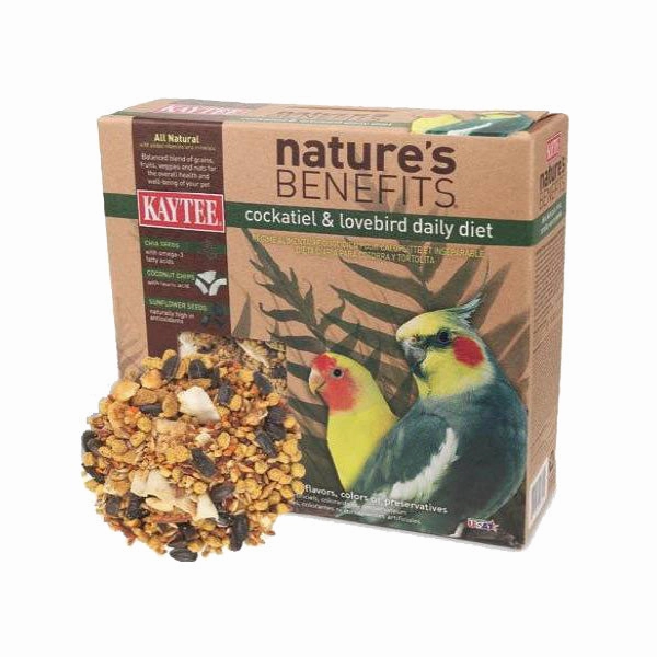 Kaytee Nature's Benefits - Cockatiel & Lovebird 3.25lb