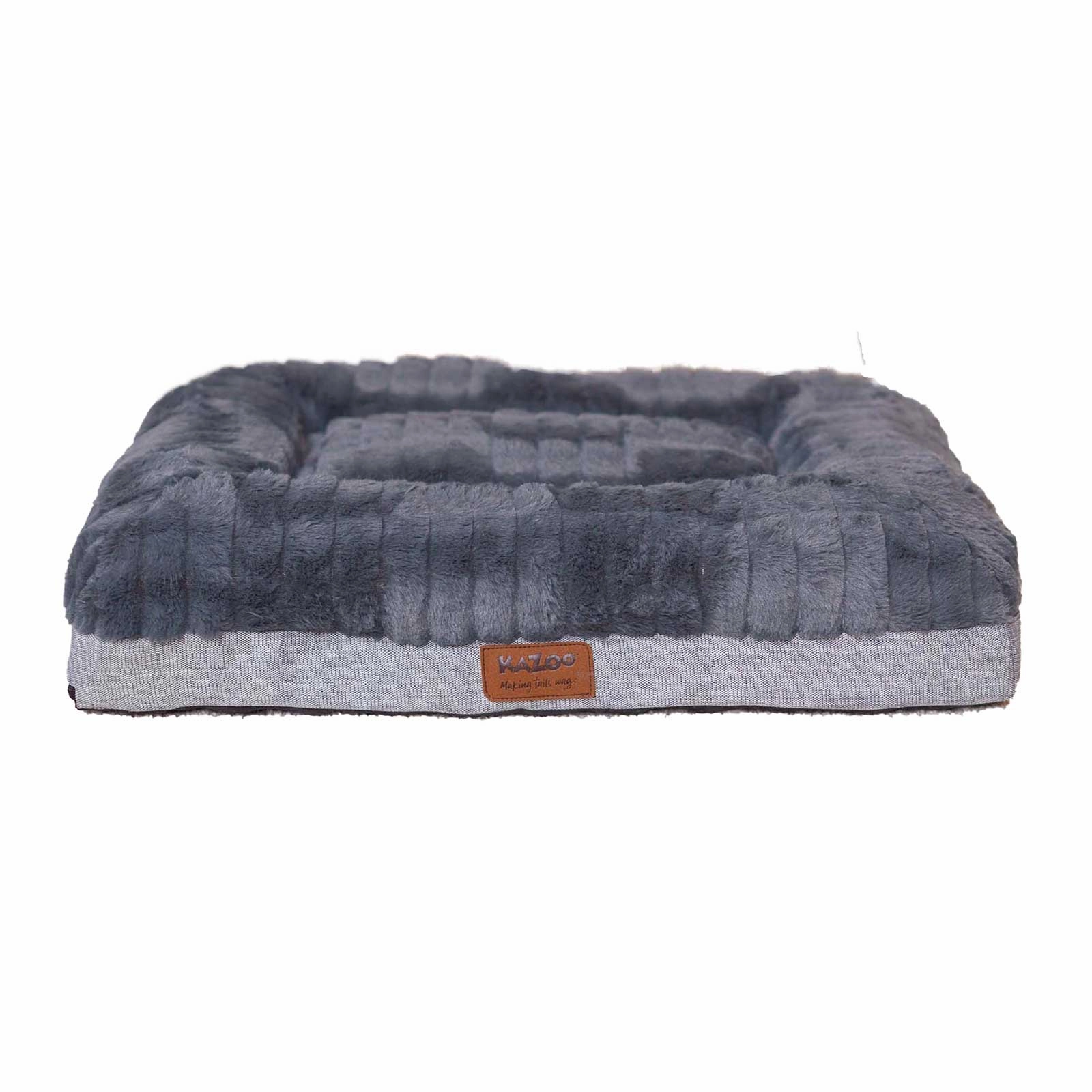 Kazoo Cloud Comfort Charcoal Grey Dog Bed