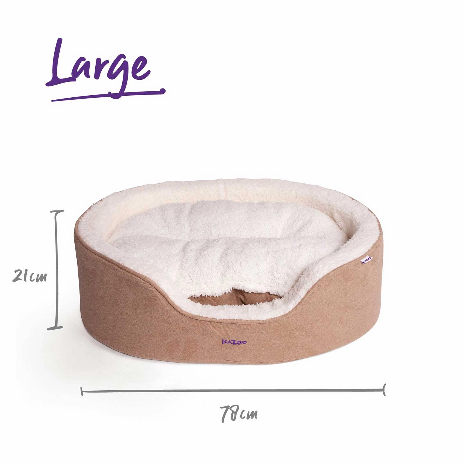 Kazoo Manhattan Coffee Dog Bed