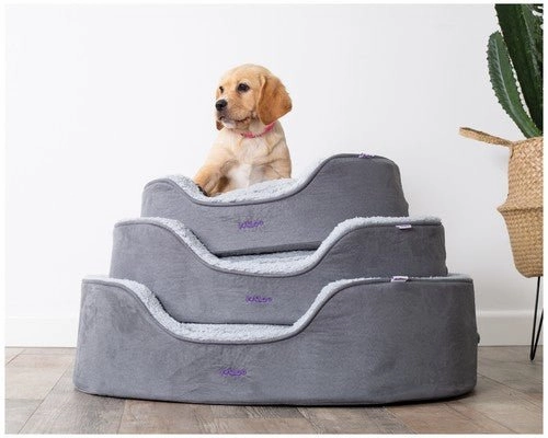 Kazoo Manhattan Grey Dog Bed