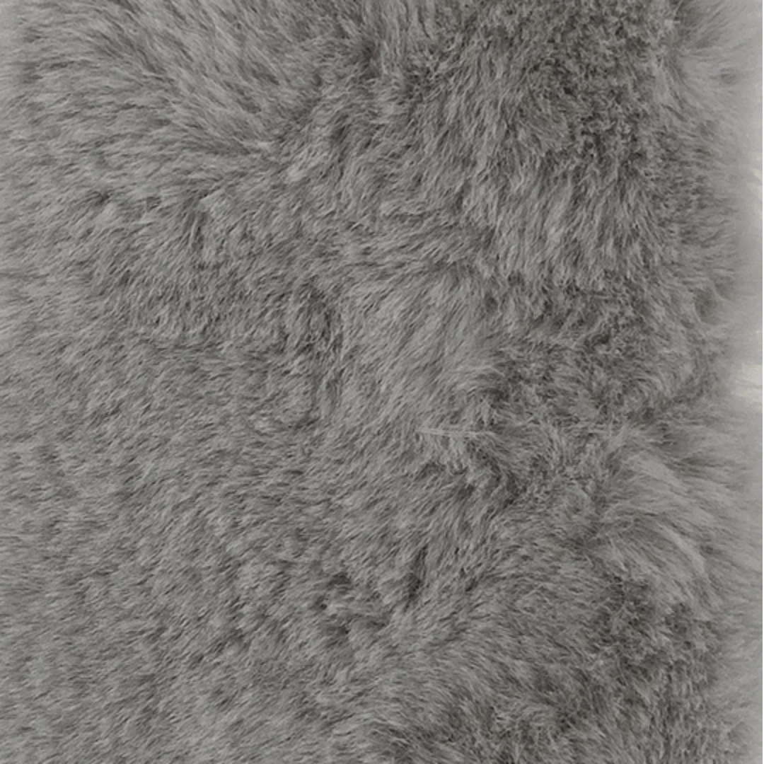 La Doggie Vita Silver Plush Donut Dog Bed