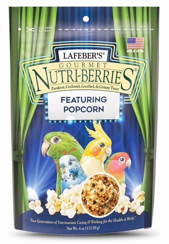 Lafeber Cockatiel Popcorn Nutri-Berries, 4 oz bag