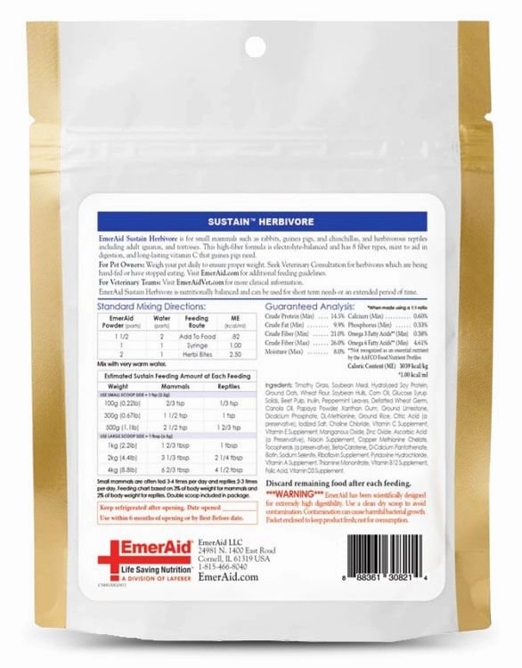Lafeber EmerAid Sustain Herbivore, 100 g