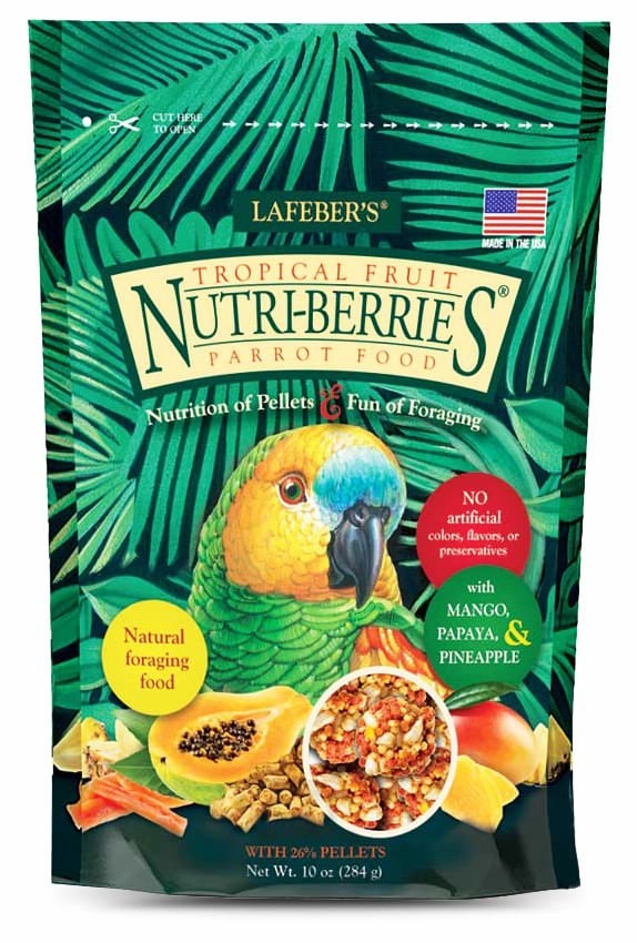 Lafeber Parrot Tropical Fruit Nutri-Berries, 10 oz bag