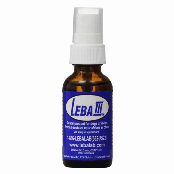 Leba III Dental Care - Dental Spray with Dropper - 1 oz