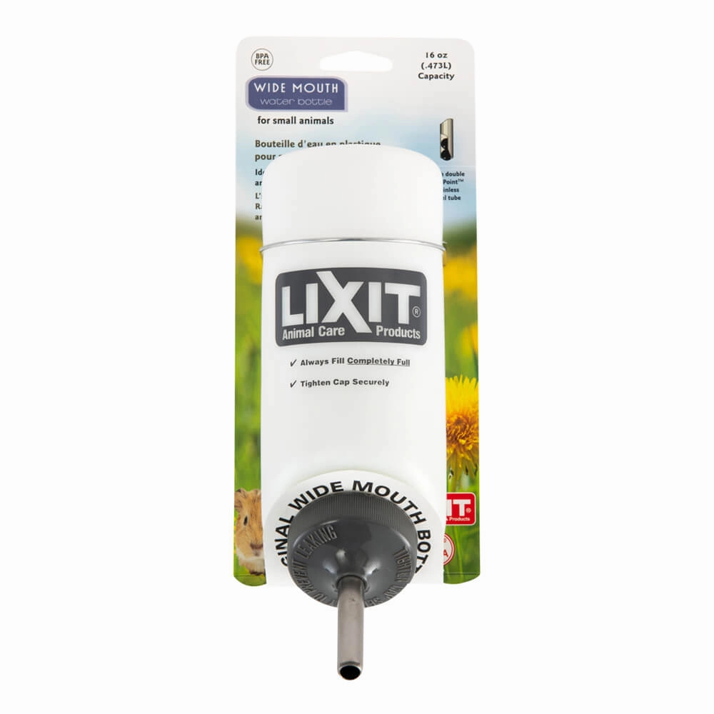 Lixit Plastic Wide Mouth Bottle