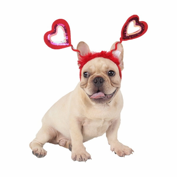 Love Heart Dog Headpiece
