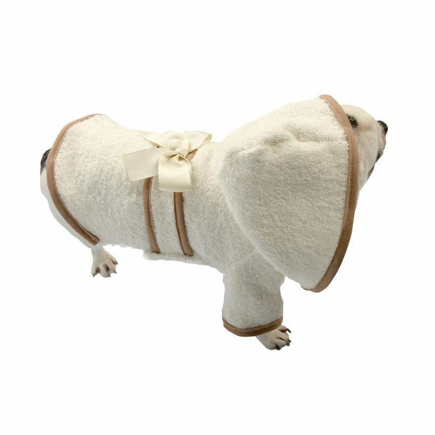 Lulu's Bow Dog Bathrobe